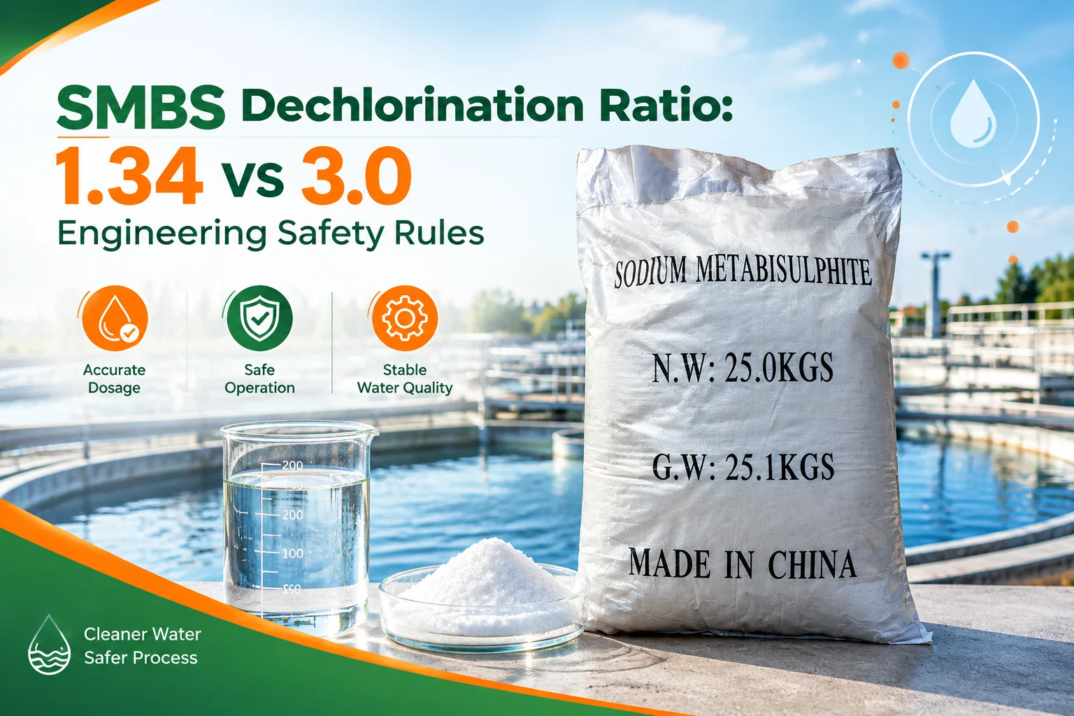 SMBS Dechlorination Ratio