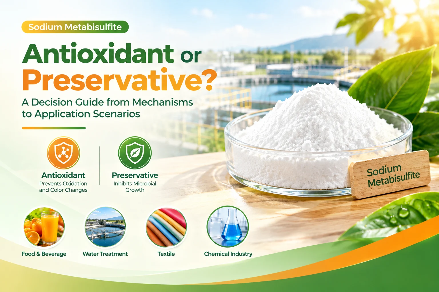 Sodium Metabisulfite-Antioxidant vs. Preservative